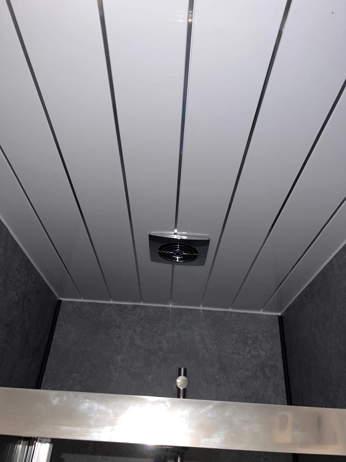 A modern bathroom with a sleek design