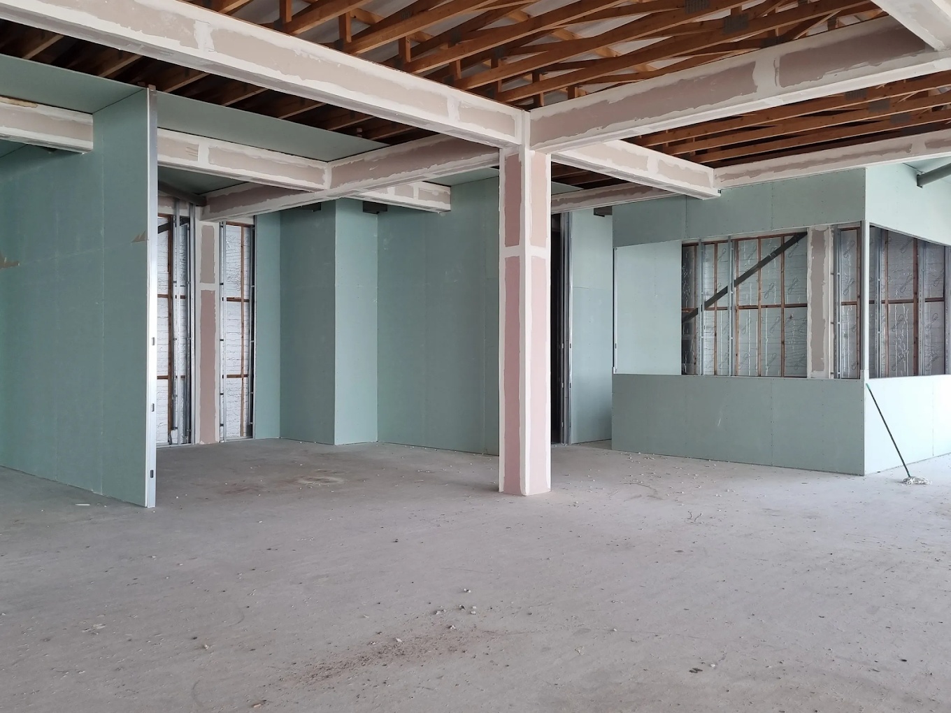 A room that is under construction or renovation